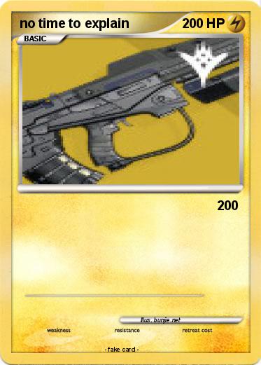 Pokemon no time to explain