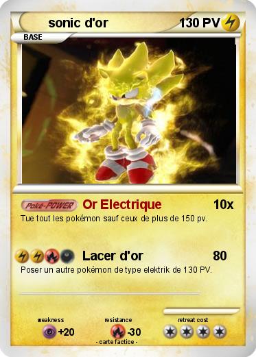 Pokemon sonic d'or