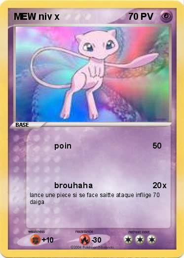 Pokemon MEW niv x