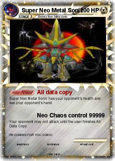 Pokemon Super Neo Metal Sonic