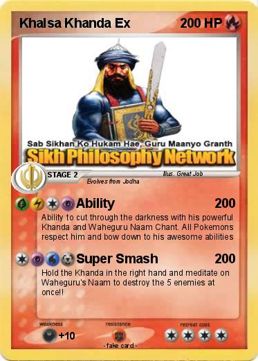 Pokemon Khalsa Khanda Ex
