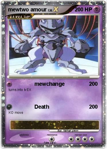 Pokemon mewtwo amour