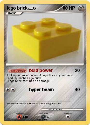 Pokemon lego brick