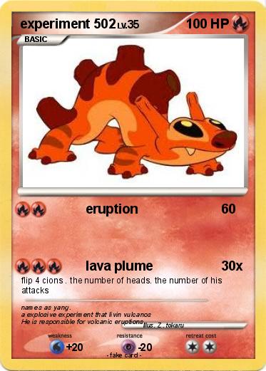 Pokemon experiment 502