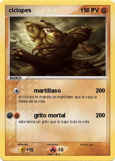 Pokemon ciclopes