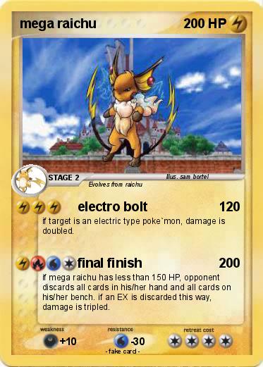 Pokemon mega raichu