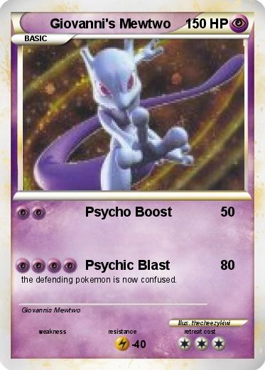 Pokemon Giovanni's Mewtwo