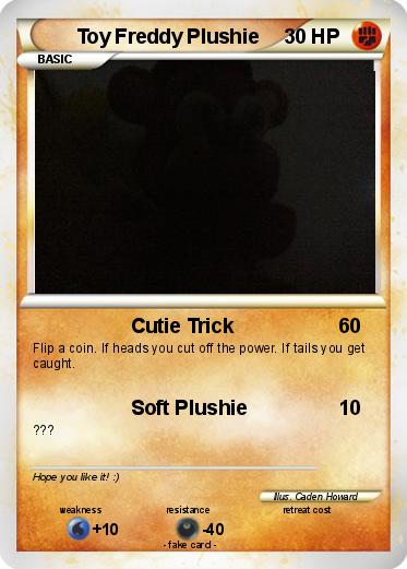 Pokemon Toy Freddy Plushie