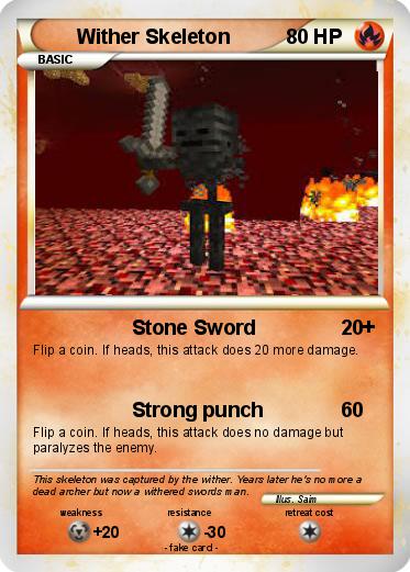Pokemon Wither Skeleton