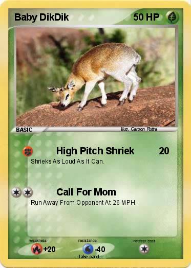 Pokemon Baby DikDik