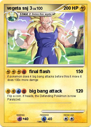 Pokemon vegeta ssj 3