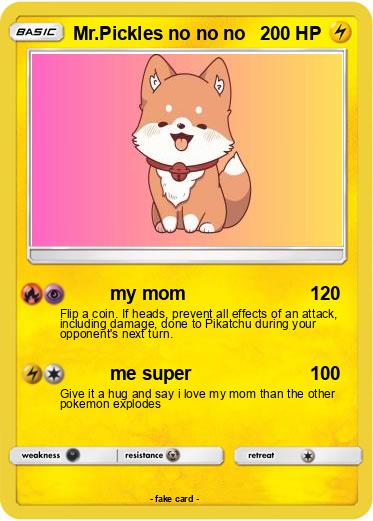 Pokemon Mr.Pickles no no no