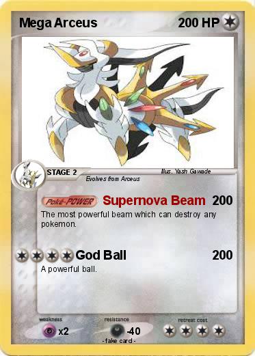 Pokemon Mega Arceus