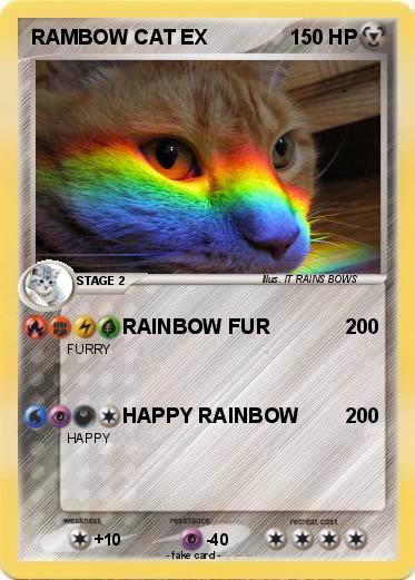 Pokemon RAMBOW CAT EX