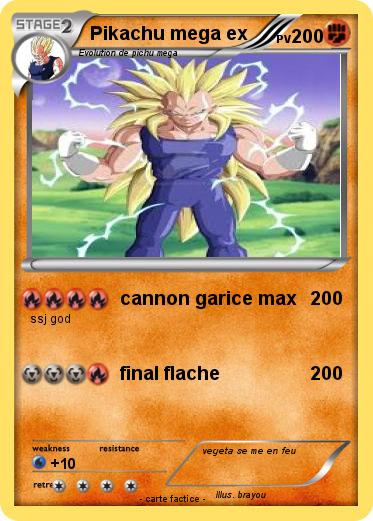 Pokemon Pikachu mega ex