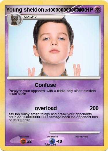 Pokemon Young sheldon