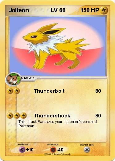 Pokemon Jolteon              LV 66