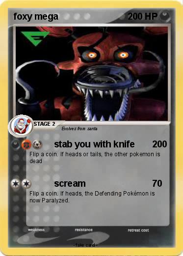 Pokemon foxy mega