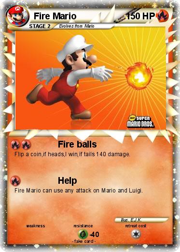 Pokemon Fire Mario