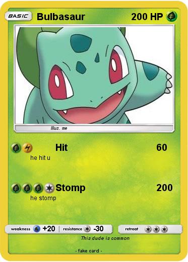 Pokemon Bulbasaur