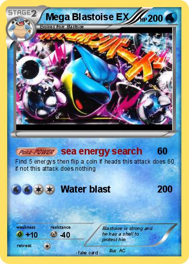 Pokemon Mega Blastoise EX