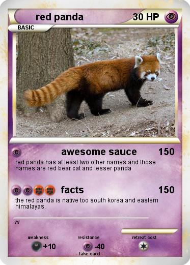 Pokemon red panda