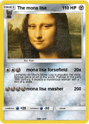 Pokemon The mona lisa