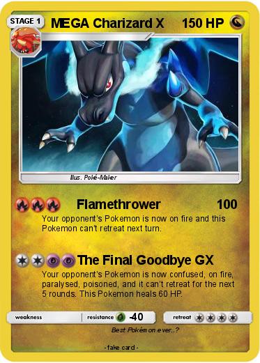Pokemon MEGA Charizard X