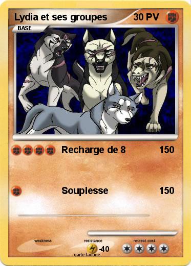 Pokemon Lydia et ses groupes