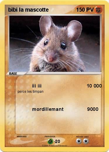 Pokemon bibi la mascotte