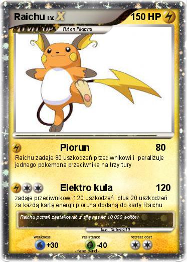 Pokemon Raichu
