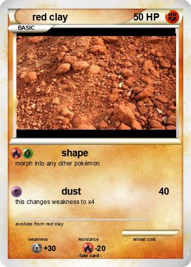 Pokemon red clay