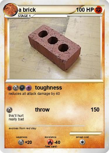 Pokemon a brick
