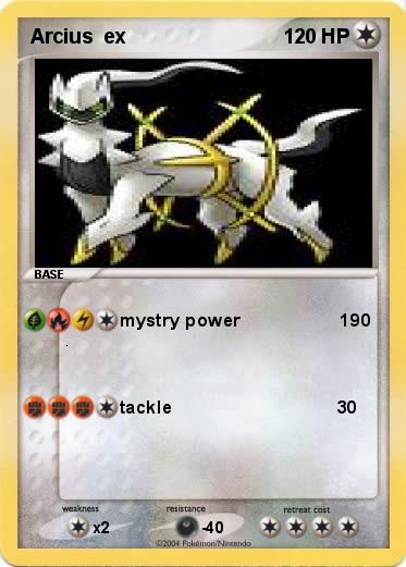 Pokemon Arcius  ex