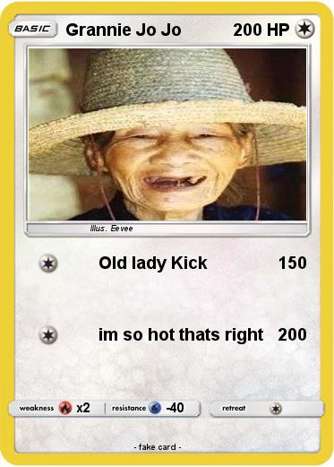 Pokemon Grannie Jo Jo