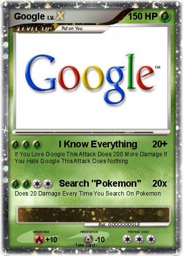 Pokemon Google
