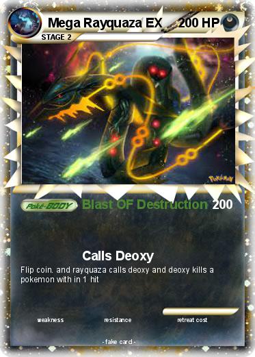 Pokemon Mega Rayquaza EX