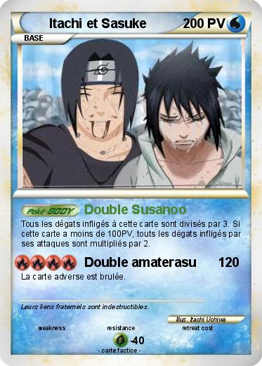 Pokemon Itachi et Sasuke