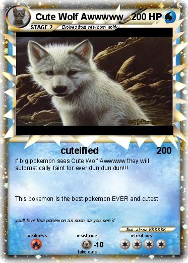Pokemon Cute Wolf Awwwww