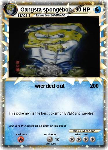 Pokemon Gangsta spongebob