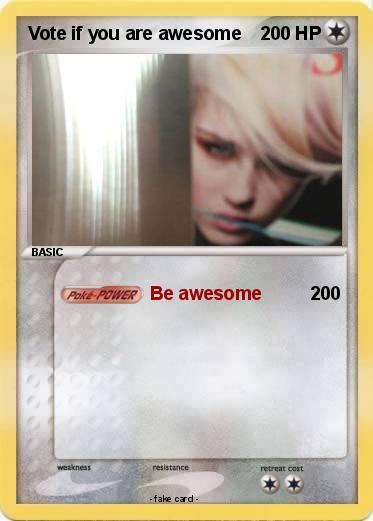 Pokemon Vote if you are awesome