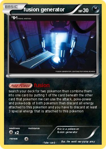 Pokemon fusion generator