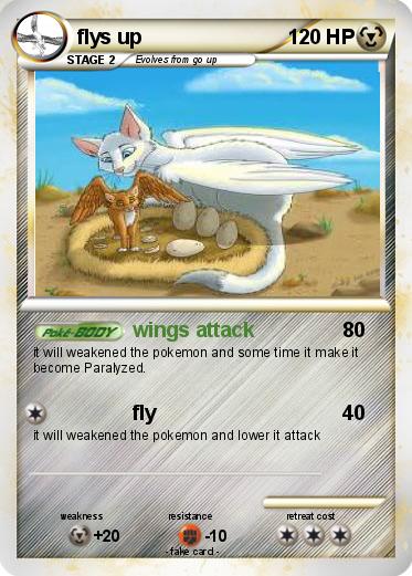 Pokemon flys up