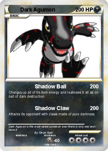 Pokemon Dark Agumon