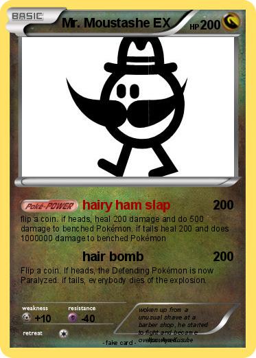 Pokemon Mr. Moustashe EX