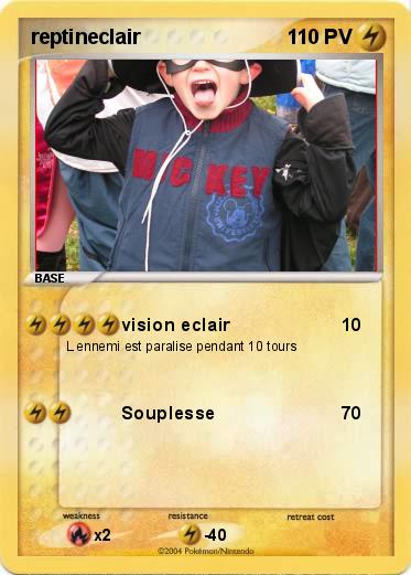 Pokemon reptineclair