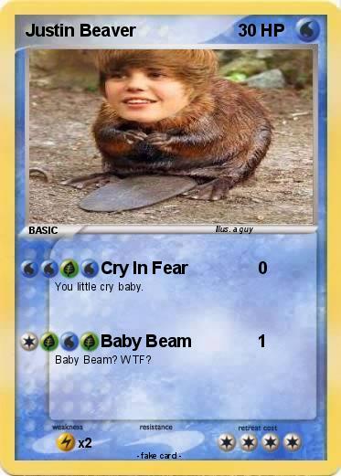 Pokemon Justin Beaver