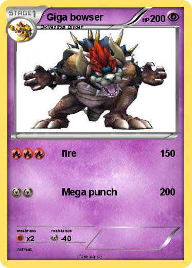 Pokemon Giga bowser