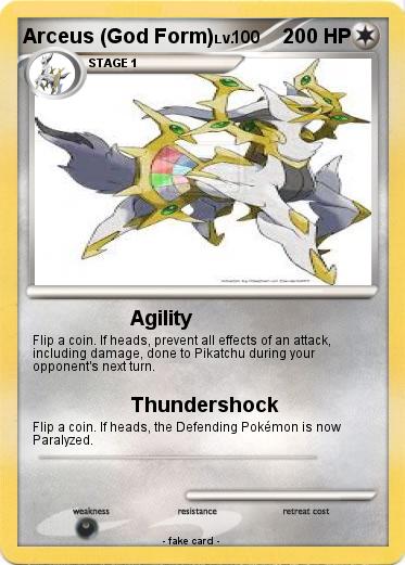 Pokemon Arceus (God Form)