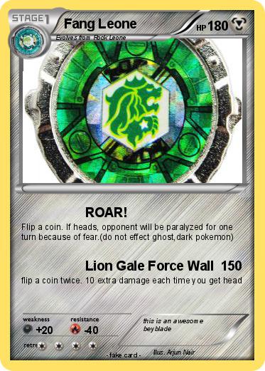 Pokemon Fang Leone